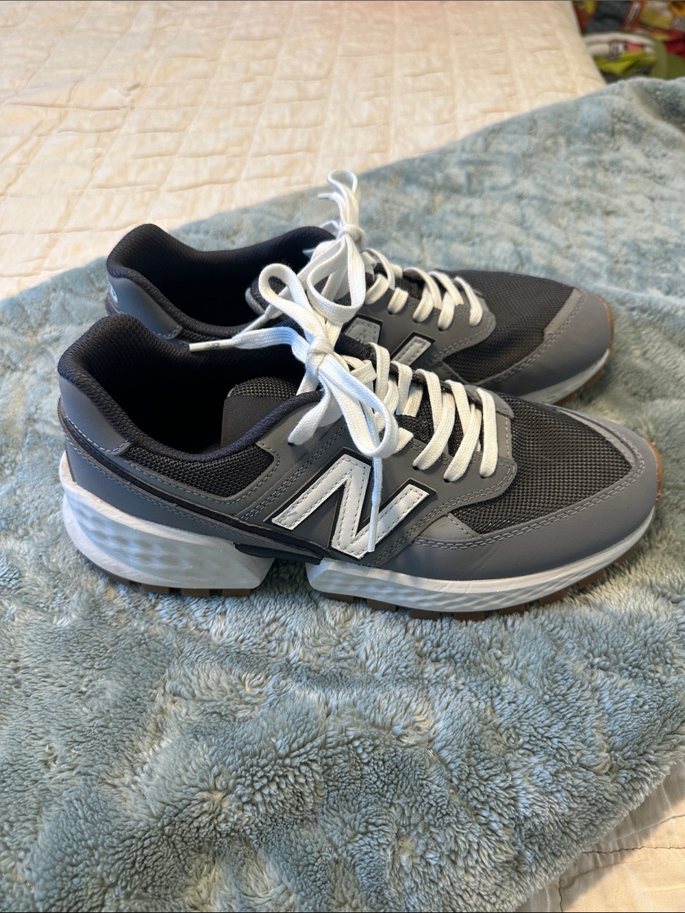 New Balance x FIGS Gray and White Athletic Sneakers